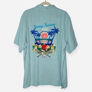Tommy Bahama MLB Spring Training GRAPEFRUIT LEAGUE Shirt Size L
